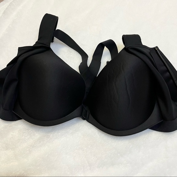 Victoria Sport Solid Black Knockout High Impact Front Close Sports Bra S… - Picture 8 of 10